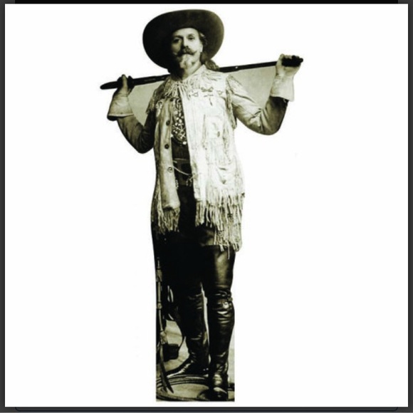 BUFFALO BILL LIFE SIZE CARDBOARDCUTOUTFREE SHIPPING